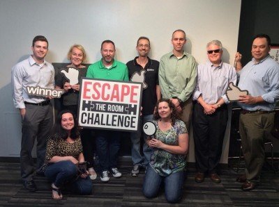 Escape Room Challenge winning group